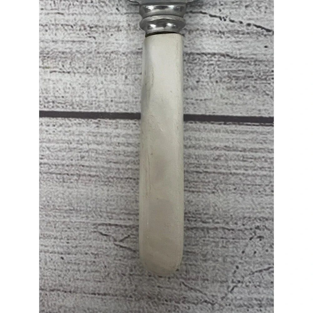 Vintage Sheffield England Cake Server Faux Mother Of Pearl‎ Handle Serrated